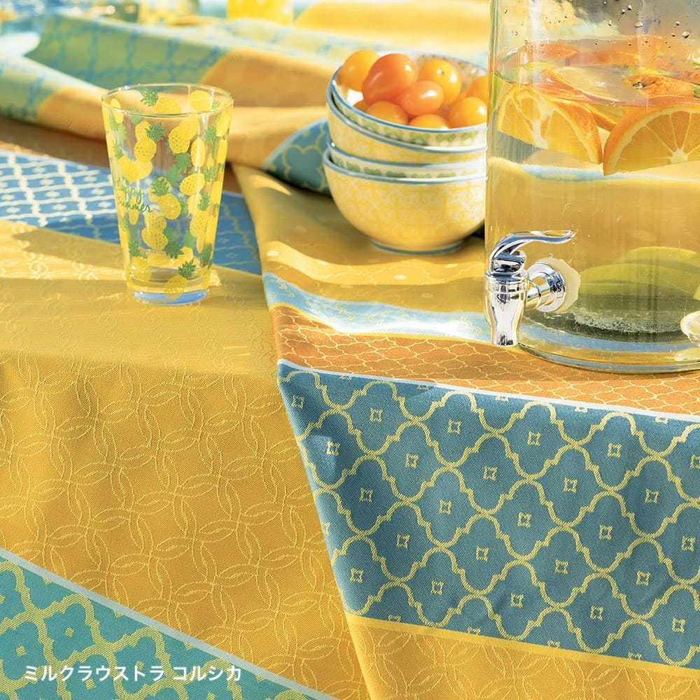 ガルニエ・ティエボー ミルクラウストラ コルシカ テーブルクロス