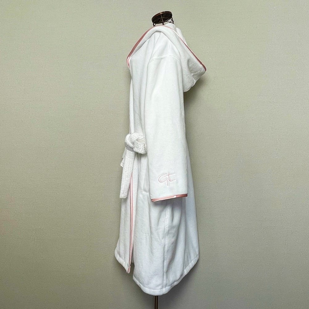 ガルニエ・ティエボー　バスローブ フラッフィー ローズ