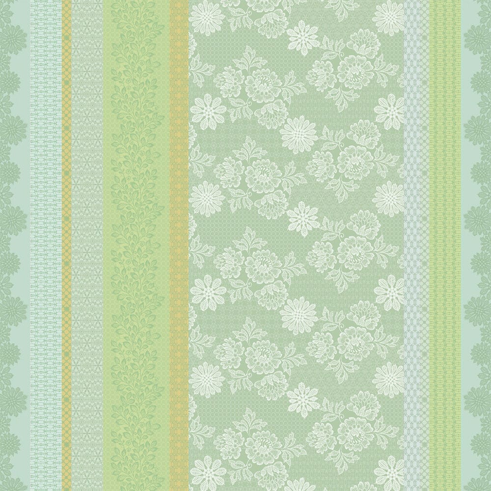 ガルニエティエボー　テーブルクロス　グリーン