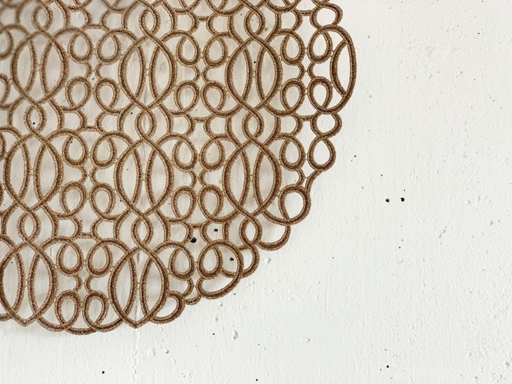 weissfee ヴァイスフェ　カール　コパー　ランチョンマット 円形