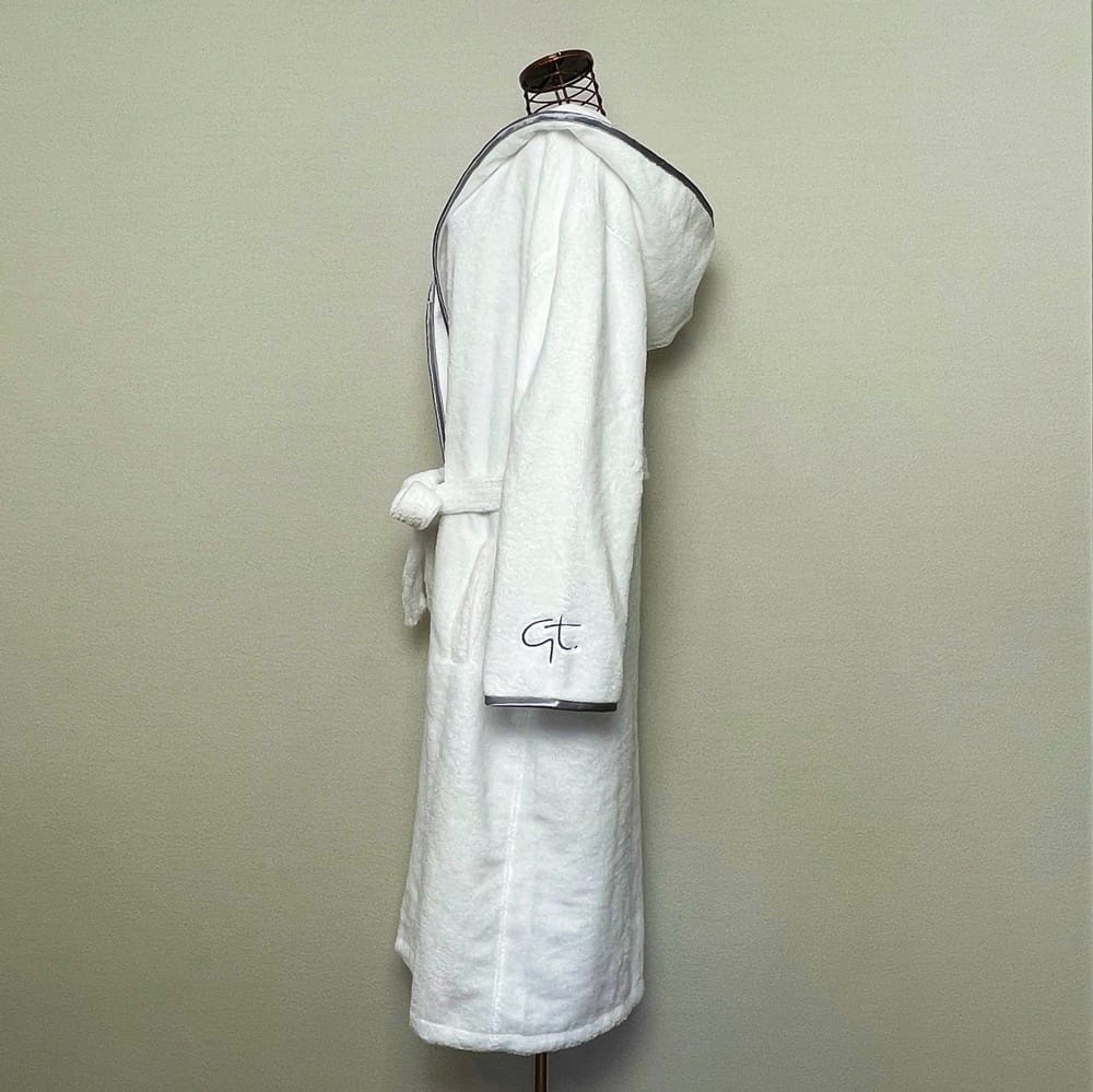 ガルニエ・ティエボー　バスローブ フラッフィー グレー