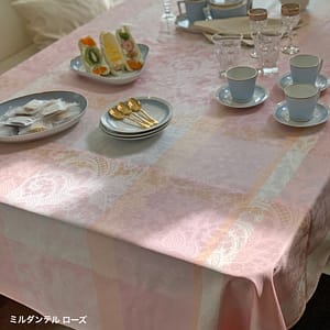 ガルニエ・ティエボー ミルダンテル ローズ テーブルクロス