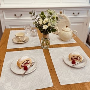 【コーティングティーマット】ミルイサフィール アイボリー