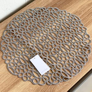 レース ランチョンマット weissfee ヴァイスフェ カール シルバー