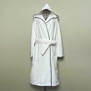 ガルニエ・ティエボー　バスローブ フラッフィー グレー