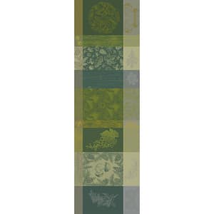 ガルニエ・ティエボー ミルボワドトンヌ グリーン テーブルランナー