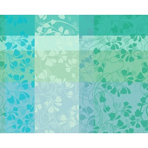 【コーティングランチョンマット】ミルフィヤージュ ターコイズ