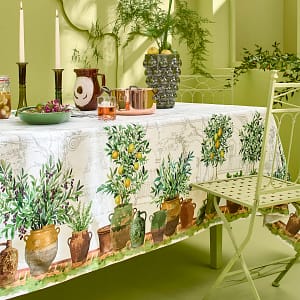 【テーブルクロス】ジャルダン　プロヴァンサル　オリーヴ