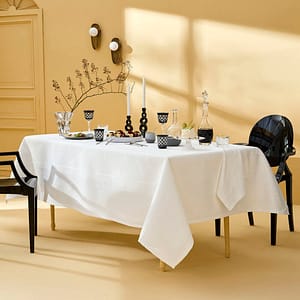 【テーブルクロス】セルクル　ホワイト