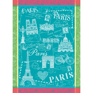 【キッチンタオル】カルト ド パリ エメラルド