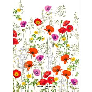 【キッチンタオル】コクリコ ヴァイオレット