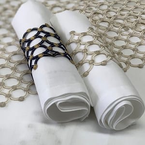 【レースナプキンリング】モナコ_  スノーゴールド