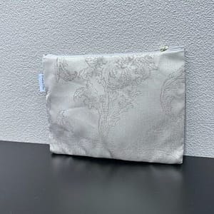 【マチなしポーチ】ミルエテルネル　ホワイトゴールド