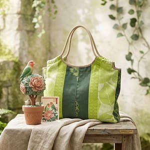 【デイリーバッグ（大）】ミルオルテンシア　グリーン